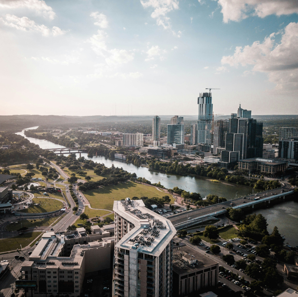 View of the city of Austin.